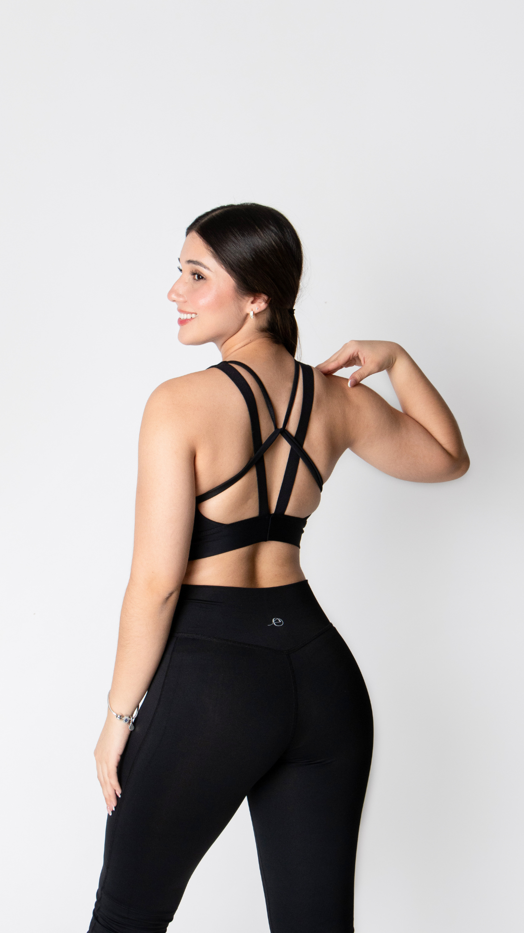 Legging con pretina cruzada