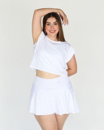 Falda combinada