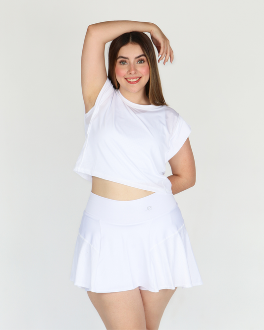 Falda combinada